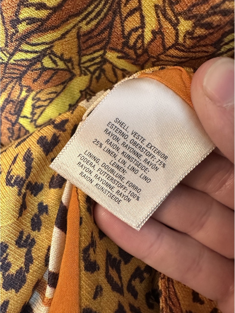 NWT Anthropologie Maeve Zebra Print Safari Button Front Midi Skirt Side Slits 10 - Picture 7 of 7